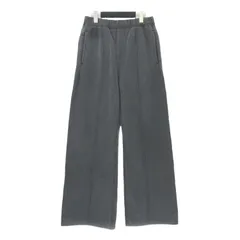 JANE SMITH ジェーンスミス パンツ グレー サイズ:S | 25秋冬 ストレート スウェット パンツ | FROSTING COTTON FLEECE PANTS | ピンタック コットン | 日本製 | ボトムス ズボン【レディース】【中古】