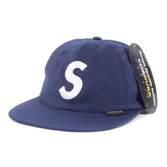 【新品】Supreme シュプリーム キャップ ネイビー 紺 サイズ:FREE | Sロゴ コーデュラナイロン 6パネルキャップ (Cordura S Logo 6-Panel) | ブランド 帽子【メンズ】