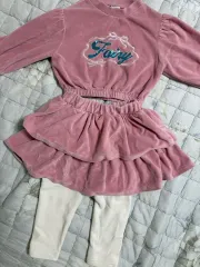 女の子 ベロア 上下セット