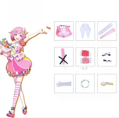 プロジェクトセカイ カラフルステージ鳳えむコスプレ衣装セット コスチューム  可愛い 変装 仮装 舞台服 演出服 大人 子供 cosplay