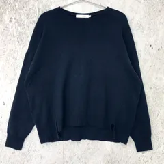 AMERICAN HOLIC アメリカンホリック 前振り ニット プルオーバー Navy Mサイズ 〇◇