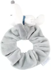 【新品】アクセサリー(非金属) グレー マスコットつきシュシュ 「PEANUTS(SNOOPY)」