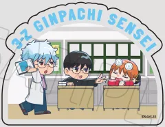 【新品】アクリルスタンド・アクリルパネル 01.坂田銀八＆志村新八＆神楽 ダイカットアクリルブロック 「TVアニメ 3年Z組銀八先生」