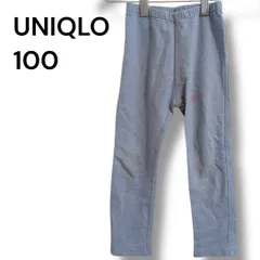 a1706 ユニクロ ベビー レギンス 100 グレー デニム風 パンツ 男の子 女の子