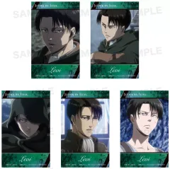 【新品】キャラカード リヴァイ ミニカードセット(5枚セット) 「進撃の巨人」