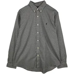 古着 ラルフローレン Ralph Lauren CLASSIC FIT ギンガムチェック 長袖 ボタンダウンチェックシャツ メンズXL相当/eaa607072