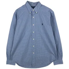 古着 ラルフローレン Ralph Lauren 長袖 ボタンダウンチェックシャツ メンズL相当/eaa607073