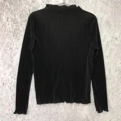 Classical Elf クラシカルエルフ 2way メロー プリーツ ハイネック トップス ブラック Lサイズ 〇◇