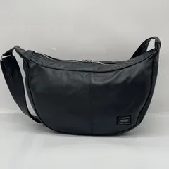 BN7412●PORTER ポーター ハーフムーン 三日月 ショルダーバッグ ブラック 肩掛け 斜め掛け