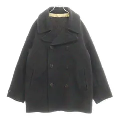 VISVIM (ヴィスヴィム) LIEUTENANT P.COAT オリジナルアンカー刻印水牛ボタン コート ブラック 0123205013019のサムネイル