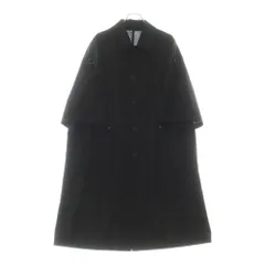 s'yte (サイト) COAT WITH SHIRT-STYLE COLLAR UI-C01-100 シャツスタイルコート ブラック