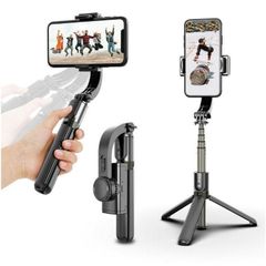 Selfie Stick, Smartphone Gimbal, Stabilizer, Smartphone Tripod, Anti-Shake, Foldable, Lightweight, Handheld Single-Axis