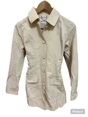 RE341 courreges クレージュ　スプリングコート　トレンチコートコート　ハーフ　ベージュ　レディース　サイズ38