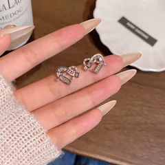 ハート ピアス シルバー 上品 大人可愛い 韓国風 新品