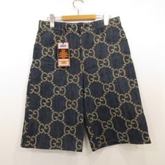 新品未使用】GUCCI GG総柄デニムショートパンツ 34 674371 - メルカリ