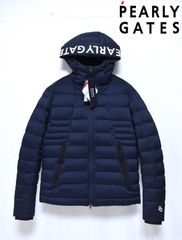 高級感✨パーリーゲイツ ダウンジャケット 千鳥柄 ロゴ入り サイズ2