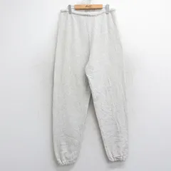 W32/古着 スウェット パンツ メンズ 90年代 90s ミリタリー 無地 薄グレー 霜降り 25nov21