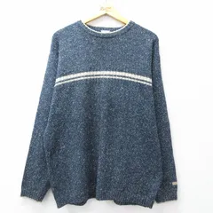L/古着 コロンビア 長袖 セーター メンズ 00年代 00s クルーネック 紺他 25nov21のサムネイル