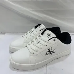 【中古】Calvin klein jeans CLASSIC CUPSOLE LOW LACEUP LTH サイズ26.5cm YM0YM00864 カルバンクライン ホワイト[19]のサムネイル