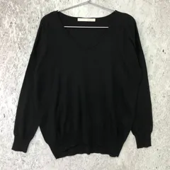 Spick&Span スピックアンドスパン 長袖 ニット ブラック 〇◇