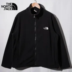 ノースフェイス THE NORTH FACE フリースジャケット M ブラック ロゴ刺繍 テック アメカジ ストリート 古着 J823