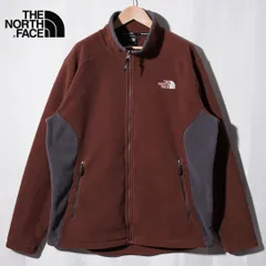ノースフェイス THE NORTH FACE フリースジャケット XL バーガンディ ロゴ刺繍 テック アメカジ ストリート オーバーサイズ ビッグシルエット 古着 J824