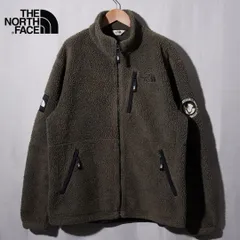 ノースフェイス THE NORTH FACE ボア フリース ジャケット XXL オリーブグリーン ロゴ刺繍 2XL テック アメカジ ストリート オーバーサイズ ビッグシルエット 古着 Z267