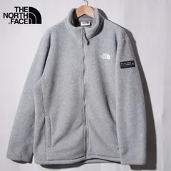 ノースフェイス THE NORTH FACE フリースジャケット XL グレー ロゴ刺繍  テック アメカジ ストリート オーバーサイズ ビッグシルエット 古着 P821