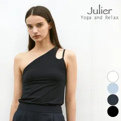 新品 ジュリエ ヨガ julier ヨガウェア トップス カップ付き ワンショル レディース YOGA FIT アシメミドルトップス b1961jub010 S/Mサイズ ピラティス 吸水速乾 ホットヨガ 水陸両用 2026年 新作