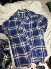 UNIQLO ユニクロ JW Anderson Kinloch Anderson(キンロックアンダーソン) ブルー CHECK シャツ