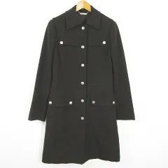 マイケルマイケルコース Michael michael kors ステンカラー コート ロング丈 毛 4 ブラウン kz13835