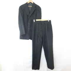良品 POLO by RALPH LAUREN ポロバイラルフローレン シングル ジャケット パンツ スーツ セットアップ A6 ネイビー メンズ 古着 中古 USED