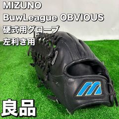 美品 ミズノ 軟式用グローブ ビューリーグ ビッグM 青ビュー 限定