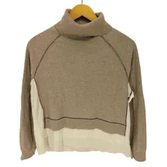 ポールスミス Paul Smith カラーステッチ タートルネック セーター  レディース import：M 