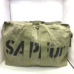 【中古】SAPEur AVIATOR BAG オリーブ[24][240024532088]