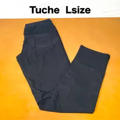トゥシェ レギンスパンツ レディース  Lサイズ ブラック ストレッチ 裏起毛 TUCHE
