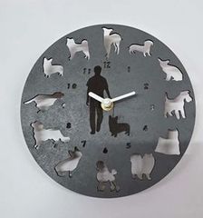 【クオーツ搭載！！】レーザーカット オリジナル木製時計【デザイン自由】