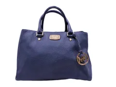 MICHAEL KORS マイケルコース 35H3GBFT2L 本革 レザー ハンド バッグ 紺 ■■ レディース