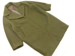 nano universe ナノユニバース ウール混 チェスター コート size36/カーキ ◇■ レディース