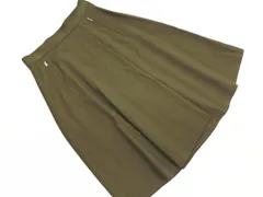 BALLSEY ボールジー トゥモローランド ウール混 タック フレア スカート size36/カーキ ◇■ レディース