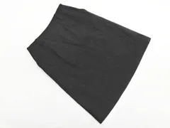 MARGARET HOWELL マーガレットハウエル ウール100% Aライン 台形 スカート size2/チャコール ◇■ レディース