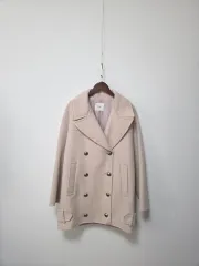 レディース) リスト ダブル ボタン ウールコート