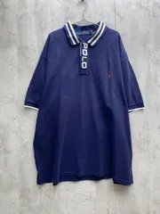 POLO RALPH LAUREN ポロ ラルフローレン ポロシャツ size2XB/2TG/ネイビー ■◆メンズ