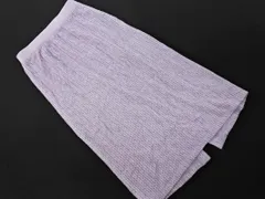 earth music&ecology アースミュージック＆エコロジー ニット ロング スカート sizeF/ラベンダー ◇■ レディース