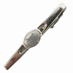 バーバリーズ Burberrys ヴィンテージ ネクタイピン ホースロゴ ビジネス 銀色 シルバー色 ■GY14 /SS 0727