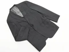 green label relaxing グリーンレーベルリラクシング ユナイテッドアローズ ウール100% グレンチェック テーラード ジャケット size46/チャコール ◇■ メンズ