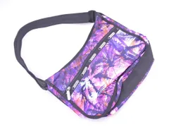 LeSportsac レスポートサック 総柄 ポーチ付き ショルダー バッグ 紫 ■■ レディース