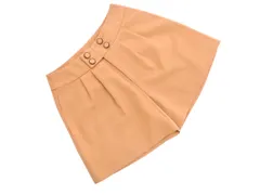 green label relaxing グリーンレーベルリラクシング ユナイテッドアローズ タック ショート パンツ size36/キャメル ■◆ レディース