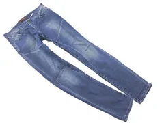 ZARA MAN ザラ マン USED加工 ストレッチ スキニー デニムパンツ size42/青 ■■ メンズ