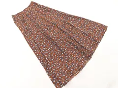 JOURNAL STANDARD relume ジャーナルスタンダードレリューム 花柄 ロング スカート sizeF/茶 ■■ レディース
